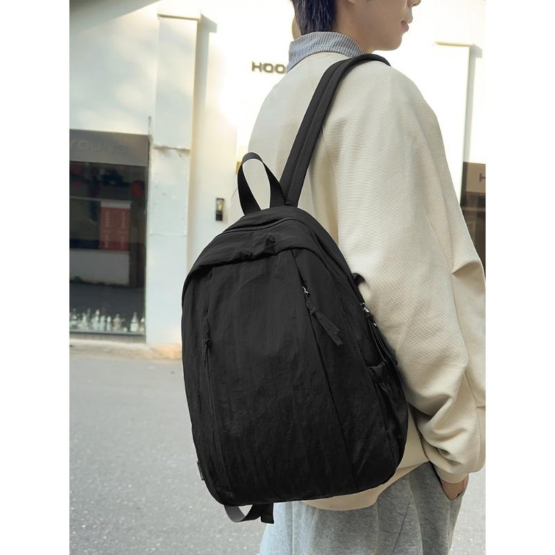 Lightweight Casual Backpack New Simple Travel Backpack Large Capacity Student Bag