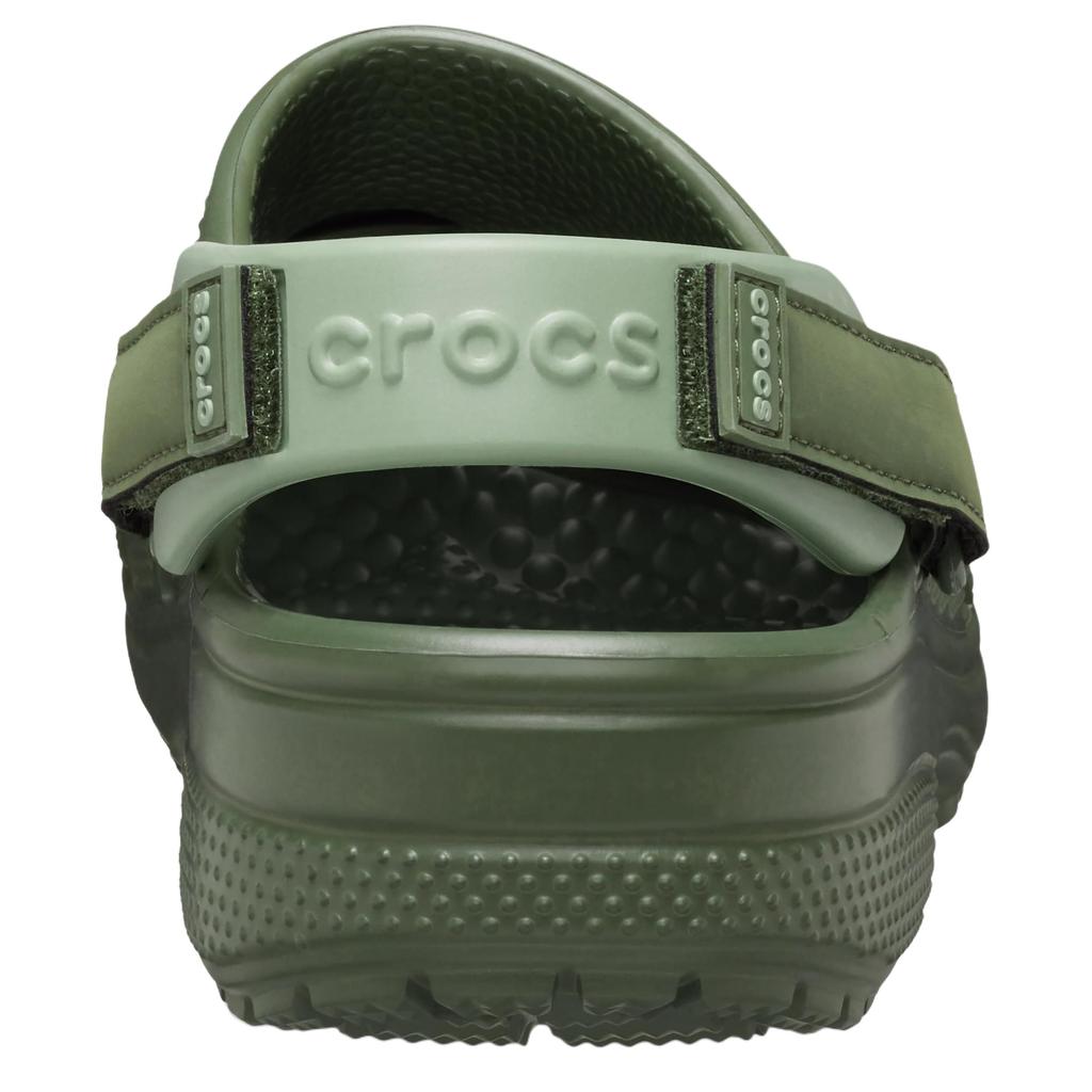 Crocs Yukon Vista Leather Clogs Men's Green 207689-309