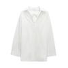 Kaslead New Arrival Women's Clothing Fashion Style Fashion Minimalist Back Pleated Loose Shirt 3067118