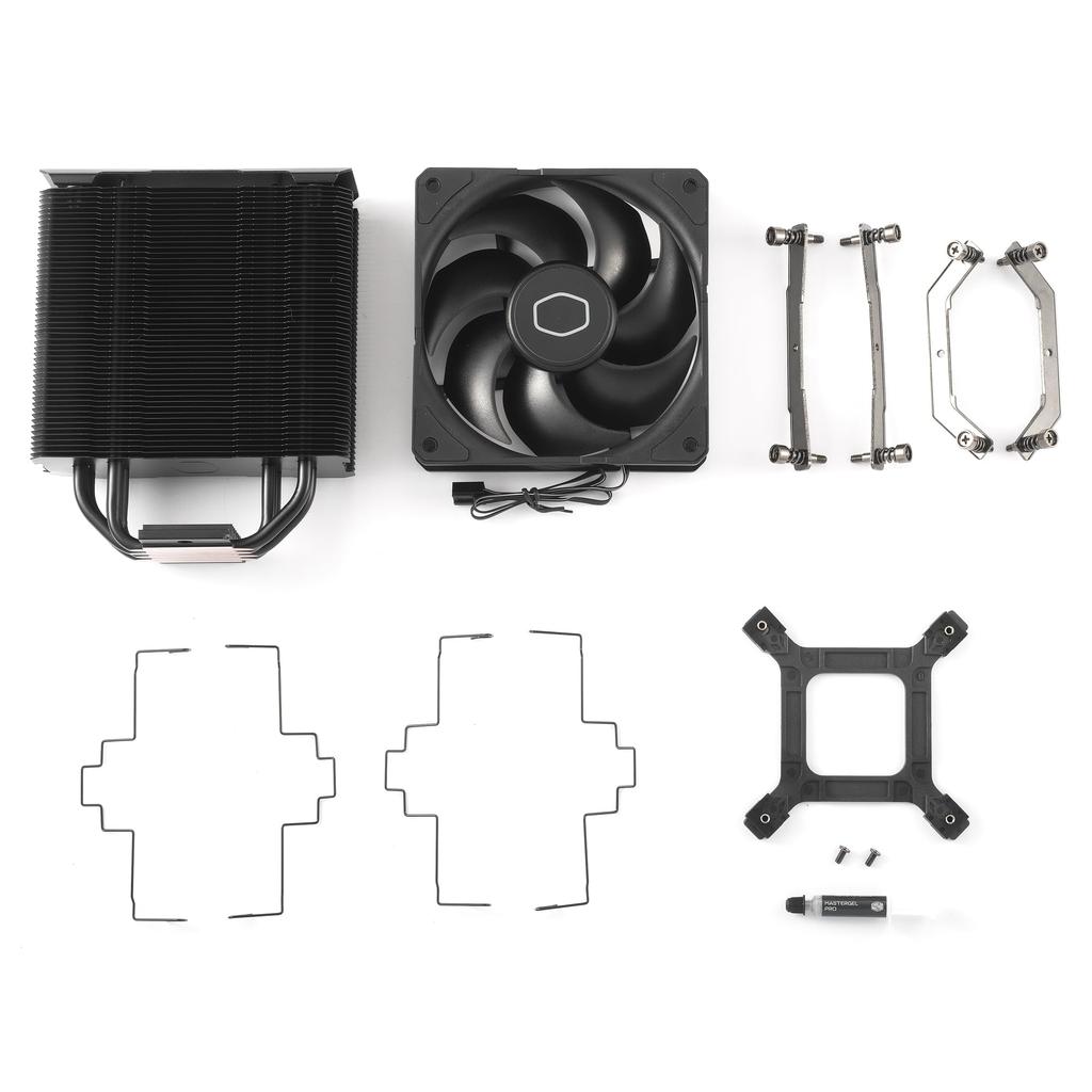 Cooler Master Hyper 212 Black Socket Compatible Single Tower 1 Fan Air Cooling CPU Cooler FN2042 LGA1700/AM4/AM5 RR-S4KK-25SN-R1