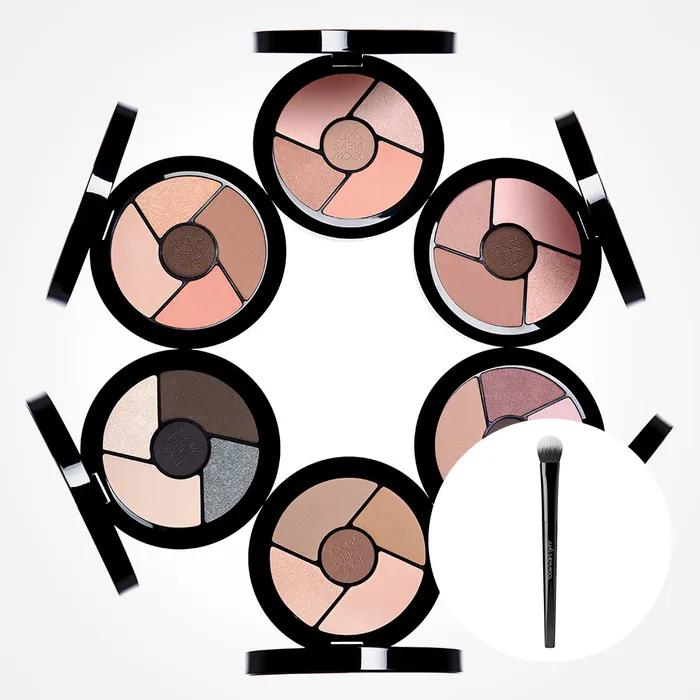 Jung Saem Mool Artist Eye Palette Core 6 Colors (Artist Eye Palette Core Brush Gift) Orange brown