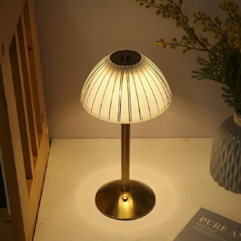 Elegant 5v Touch Sensor Retro Metal Table Lamp With Creative Pumpkin Style And Versatile Night Light Function