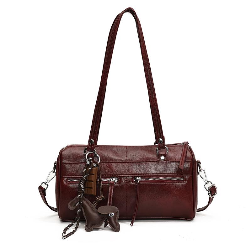 Retro Large-Capacity Bags, Women'S Single Shoulder Armpit Bags, Simple Foreign Commuter Pillow Bags