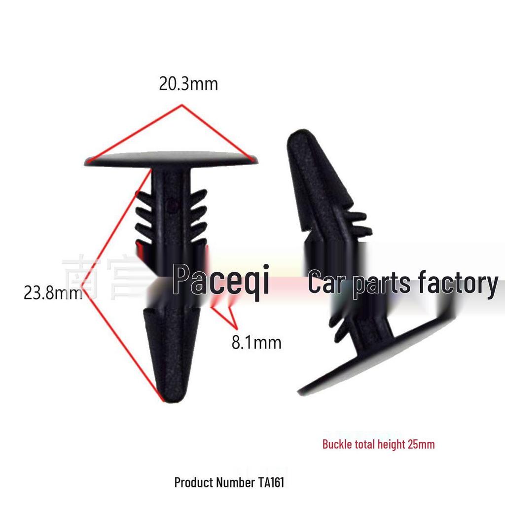 Universal GM Car Bumper Cover Trim Clip & Buckle Set