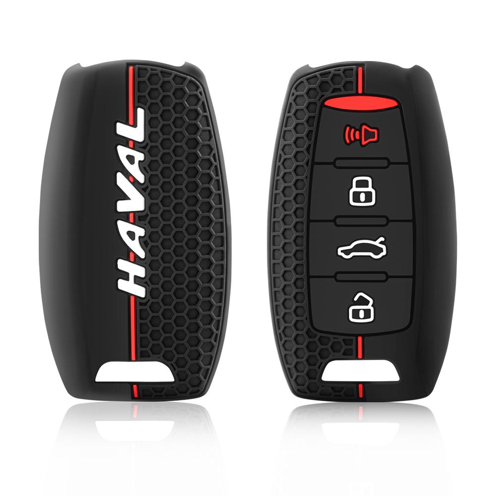 Silikon-Schlüsselhülle für Haval F7x H6 2023, Zubehör, Autoschlüssel-Abdeckung, Schlüsselanhänger für Haval Jolion Joico Jollein F7 H6 Jolyon F7H Dargo