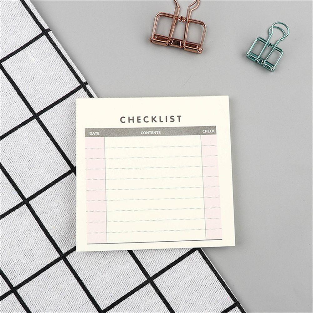 Check List Plan List Stationery School Supplies Memo Pad Daily Weekly Month Planner Weekly Plan