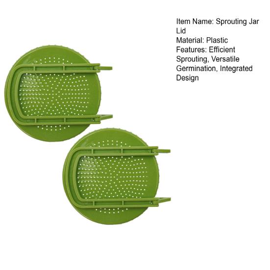 Sprouting Lid with Stand Bean Sprouting Lid for Mason Jars BPA Free Plastic Sprout Maker Kit Easy Seeds Germination Tools for Alfalfa Broccoli Salad