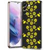 Mediterranean Lemon Case for Samsung Galaxy S24 S23 S22 S20 S21 FE Ultra S24 S23 S10 S10E S9 S8 Plus 5G Transparent Phone Shell