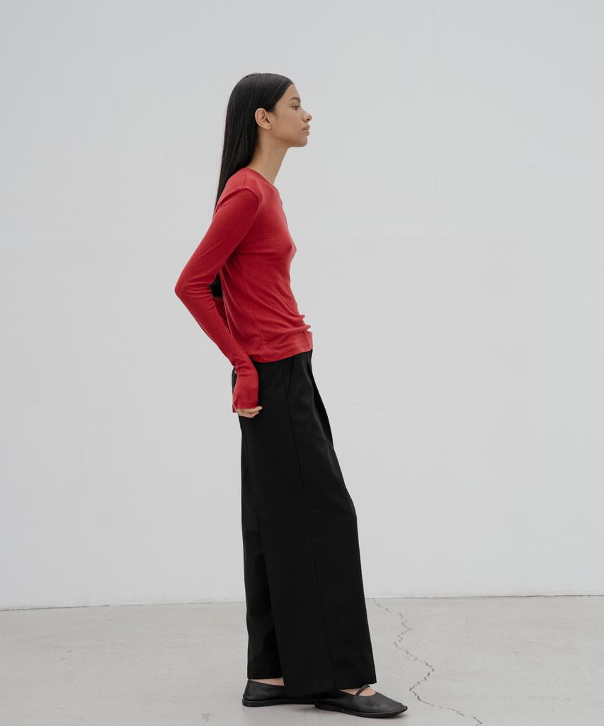 DENOAH River Layered T-Shirt (Red)