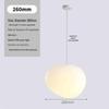 Milky White Round Pendant Lamp for Nail Salons, Cafes, Children's Clothing Stores, and Weddings