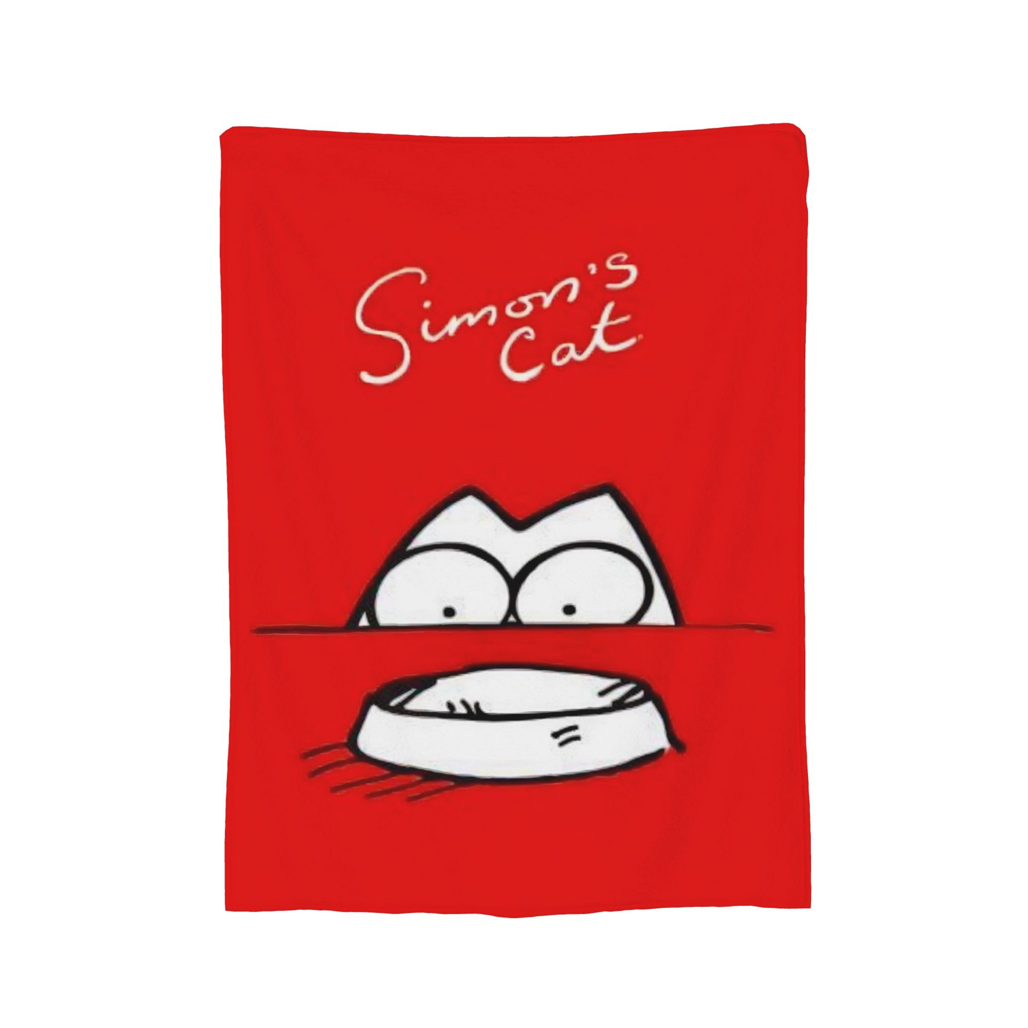 

Humorous Cartoon Cat Simons Cat Flannel Throw Blanket Blanket for Bedding Outdoor Lightweight Quilt, 100x150cm