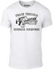 Peace Through Superior Firepower Men's T-Shirt Mens Womens Tees Top Funny T Shirt Mens Womens Tees Top Sci Fi Alien Retro