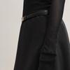 Less 2025 Autumn A-Line Retro Midi Skirt