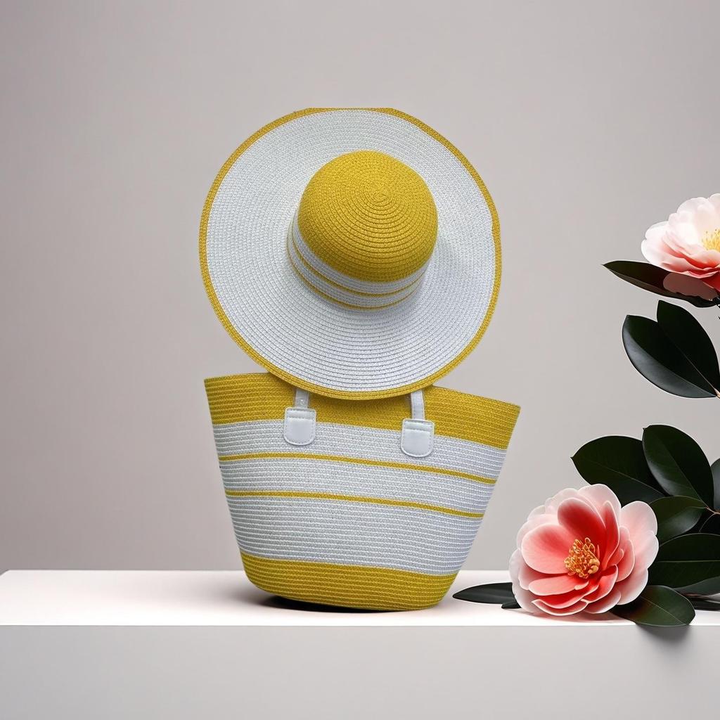 Vielseitige grenzüberschreitende Stroh-Webtasche aus Rattan für Damen