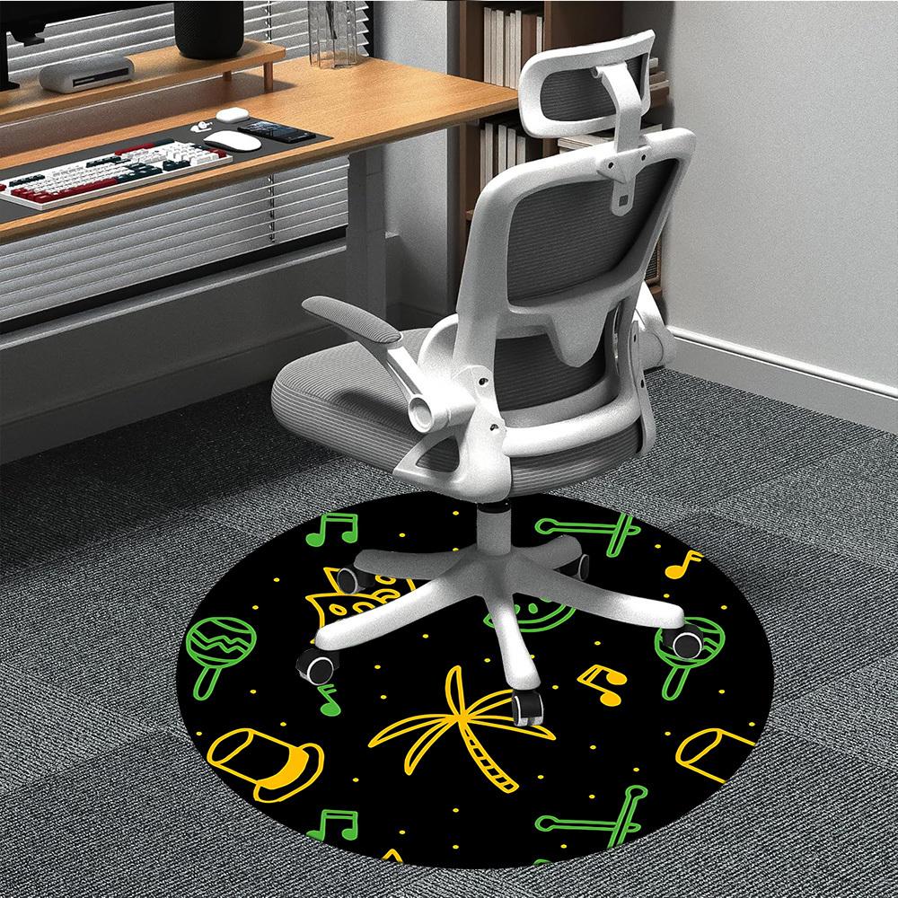 

1pc Festival Chair Carpet for Office, Non-slip, Soft and Durable Office Rug for Interior Decoration, Perfect for Office yy260313071 80cm by 80cm