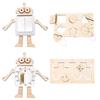 Busy Board DIY Accessories Material Basic Skill Sensory Toy Unpainted Activity for Kids Preschool