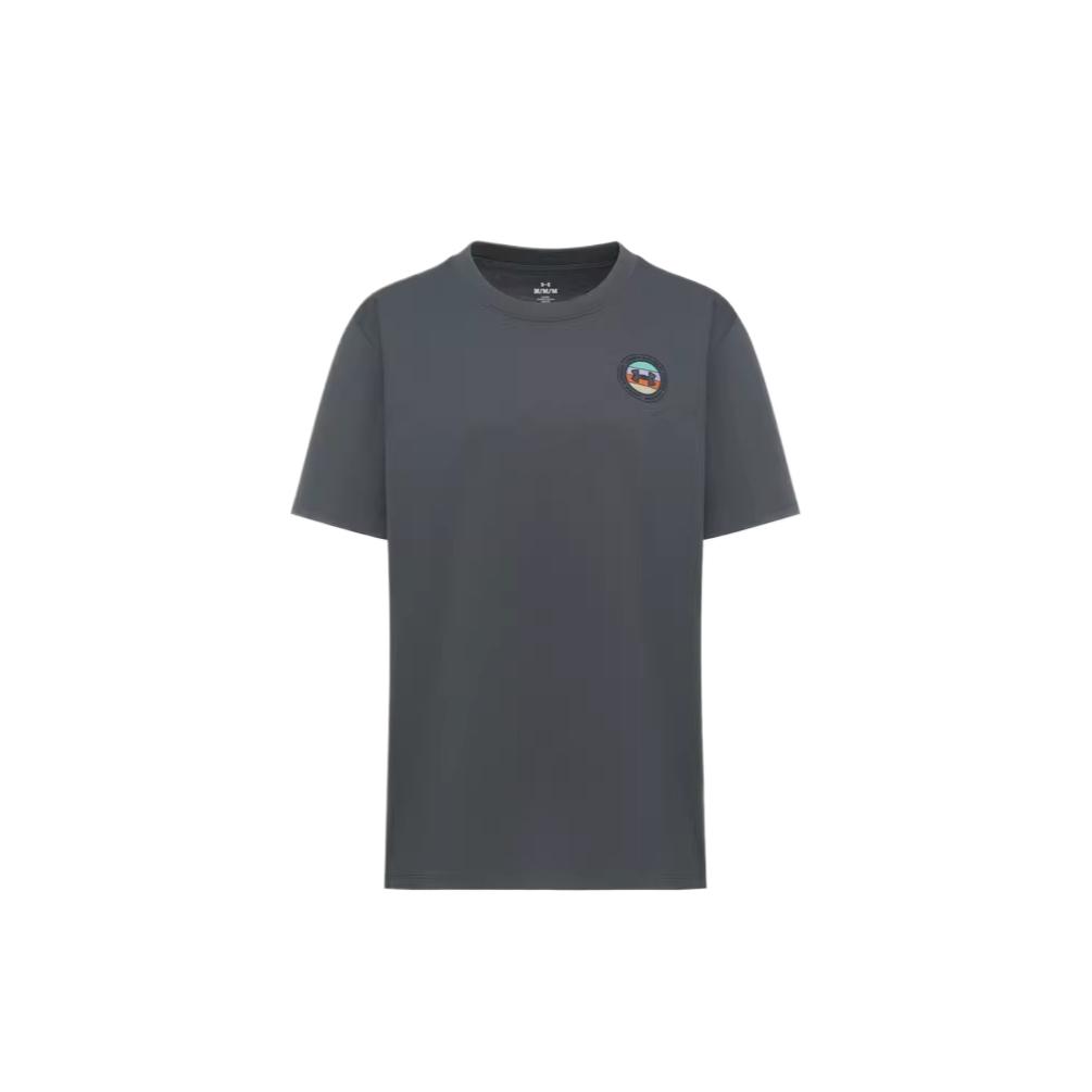 Under Armour Fog Mountains Short Sleeve Pullover Round Neck SS26 Drop Shoulder T-Shirt Women tops 6011170-025 XS