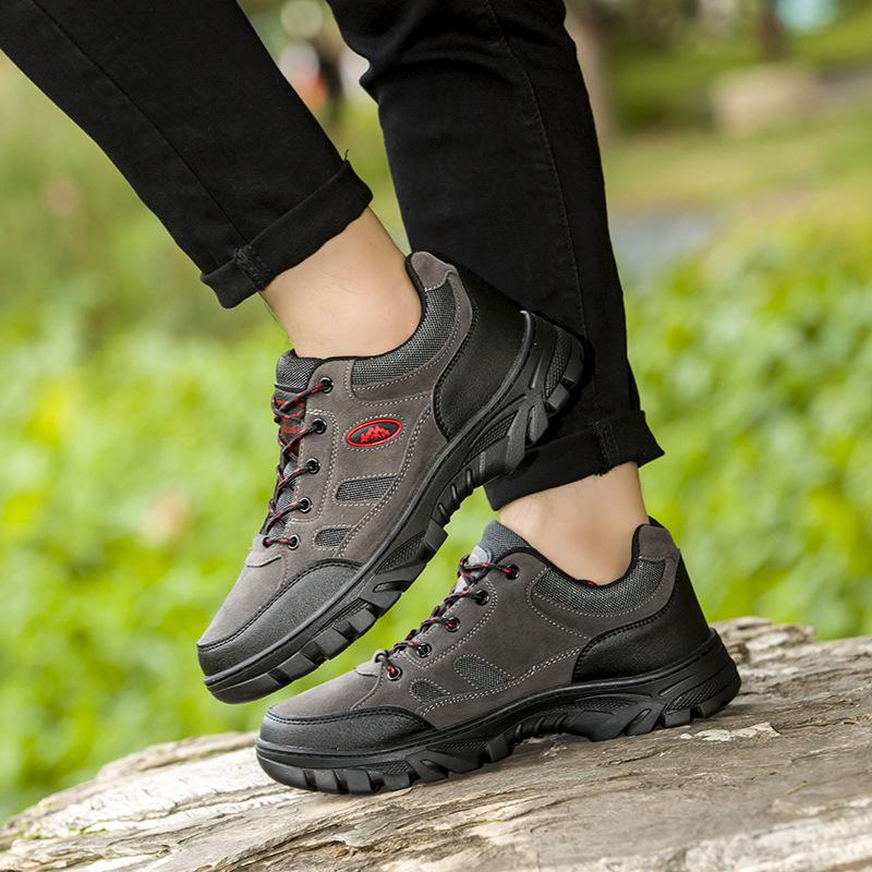 Men's Outdoor Hiking Sneakers - Trendy Autumn Workwear Safety Shoes