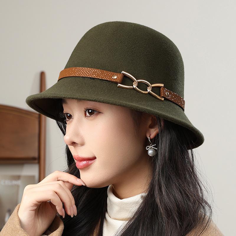 

Женская шляпа-козырек от солнца с широкими полями - 2025 Модная повседневная шляпа-панама в британском стиле