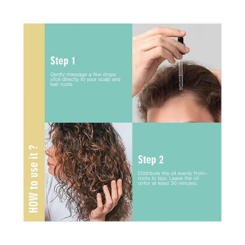 (1pcs) Veganic Hair Growth Oil with Rosemary - Deep Nourishing Formula for Hair Loss Prevention | Promote Healthy Hair Growth for All Skin Types