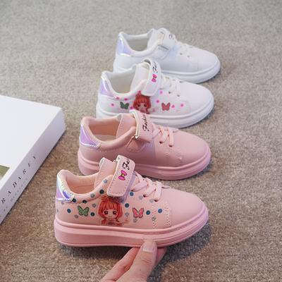 Casual Sneakers  for Girls Princess Non-slip Outdoor Children Sports Shoes