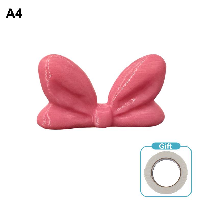 Bow-Shaped Screen Decorator Computer Monitor & Car Vent Decoration Stress Fidget For Girls, Plastic Ornament For Home Office