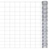 VidaXL Garden Fence Galvanized Steel 50x1.25 M Silver, Wire Mesh Fence, Garden Fence Panel, 149514