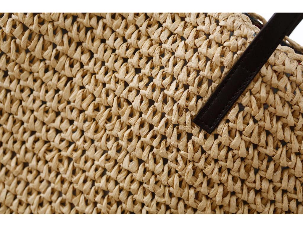 Women's Casual Minimalist Woven Bag - Everyday Shoulder Bag for Summer & Beach