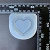 Soft Silicone Jewelry Pendant Mold Feature Textured Heart Shape For Professional Crafters And Hobbyists Alike