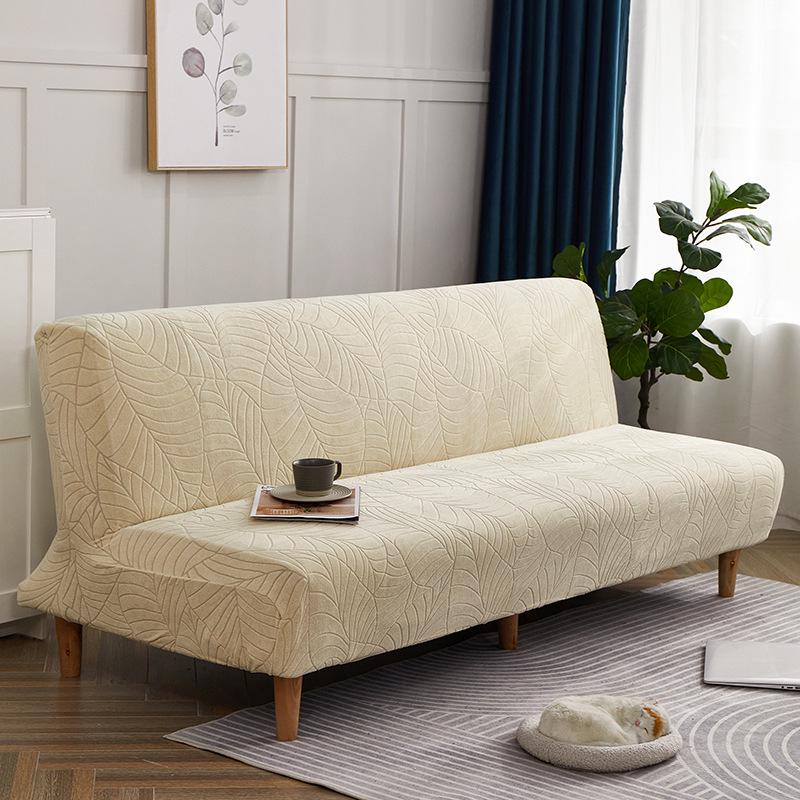Waterproof Jacquard Sofa Bed Cover - Dust & Spill Resistant 