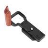 Kamera L Halterung für ZV E10 Aluminium Stativ Quick Release Platte mit Holz Griff 1/4 Zoll Gewinde H