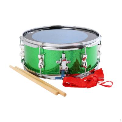 13" Snare Drum Musical Instrument with Shoulder Strap Lightweight Portable Marching Music