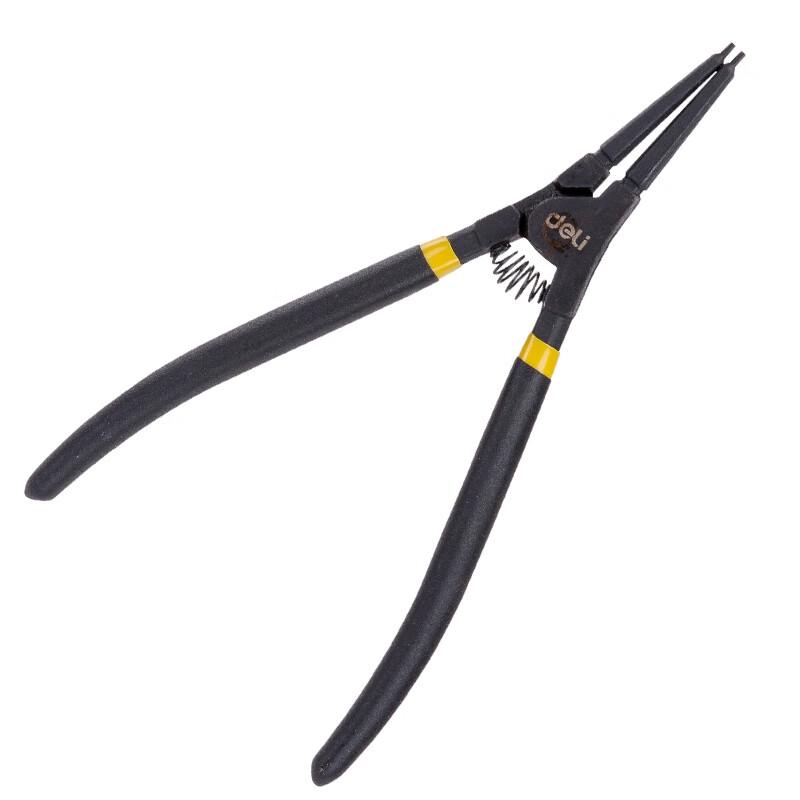 Deli 9-inch External Straight Snap Ring Pliers 9-inch
