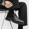 Spring and Autumn Men's Shoes New Casual Shoes Student Trendy Shoes Business Men's Small Leather Shoes Men's Waterproof Martin Boots Low-top Shoes