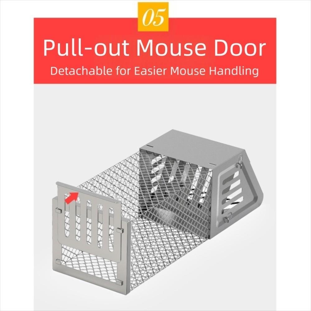 Harmless High Efficiency Mousetrap Safe Rat Catching Artifact Continuous Cycle Mouse Trap Outdoor