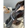 Women's Striped Casual Suit - Spring 2026 Korean Style, Old Money Look, Light-Colored Intellectual Outfit