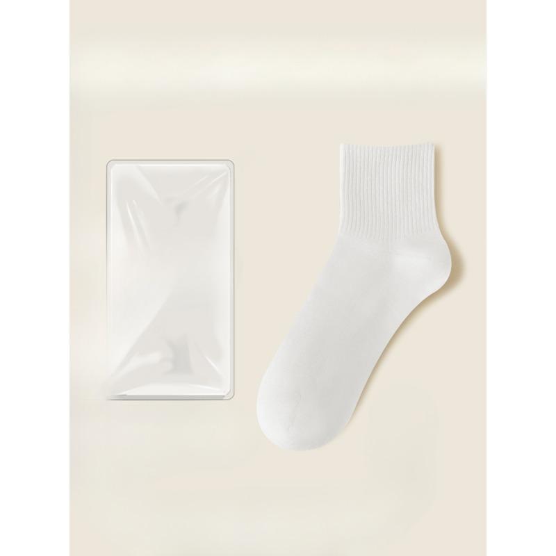 Men Winter New Style All Purpose Warm Solid Color Anti Pilling Sweat Absorbing Sports Cotton Socks