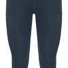 Under Armour Solid Color Casual Breathable Mid-Waist Cropped Sports Pants Women Bottoms Charcoal-Grey 1382536-044