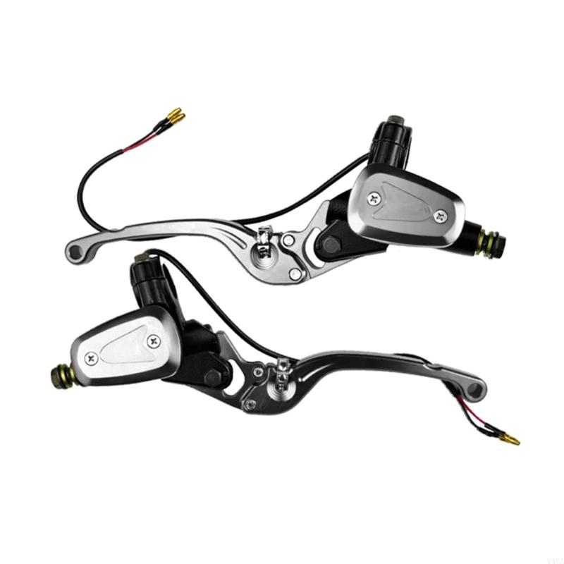 Y4UA Motorcycle Brake Cylinder Lever, Handle Brake Cylinder Clutch Lever,Hydraulic Brake Clutch серебряный