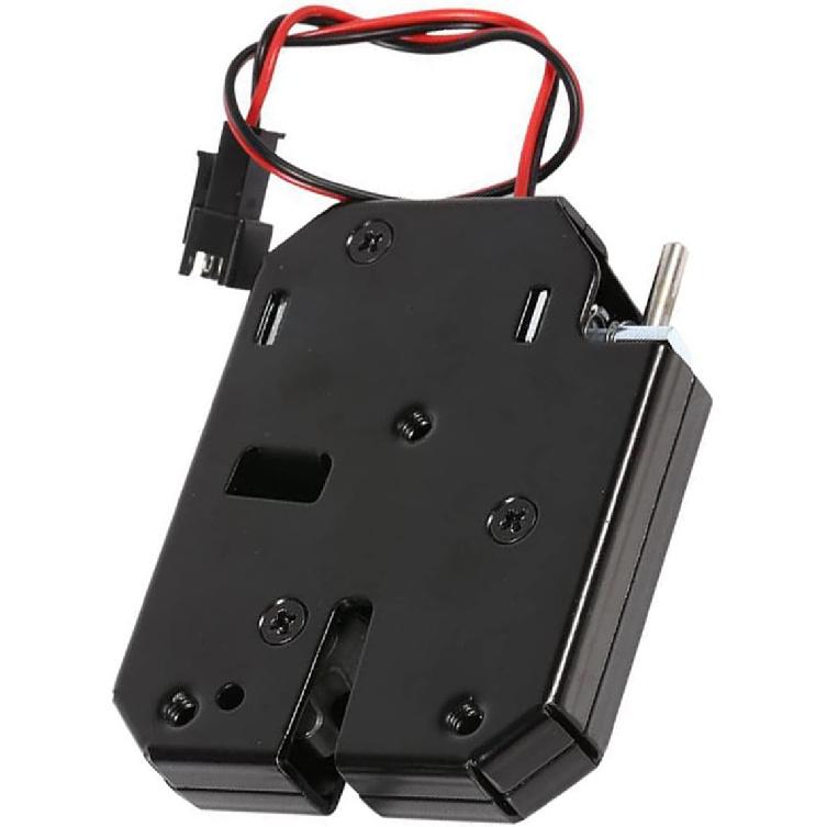 2Sets Electronic Cabinet Lock, DC 12V 2A Electromagnetic Electric Control Cabinet Drawer Lockers Carbon Steel Solenoid Cabinet Spring Lock Mini