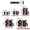 2D Flat Printing  JIT 2pcs   Curtains (Without Rod) GnomeGreetings Popular Pattern Curtains Versatile Polyester Curtains