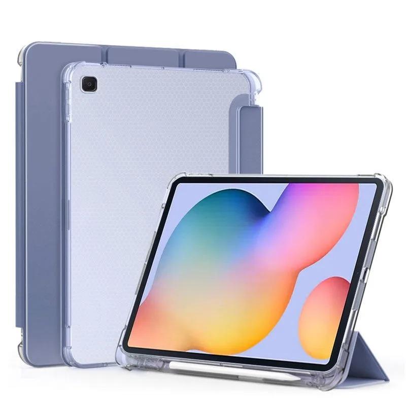 Étui pour Samsung Galaxy Tab S6 Lite 10.4 /22/24 Pliage Magnétique avec Emplacement pour Stylo Housse pour Tablette SM-P610 P613 P620 10.4 S6 Lite 10.4 2020