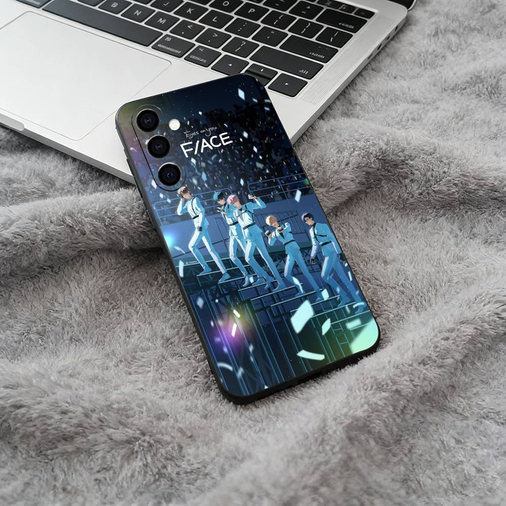 

T-Tamon s-S Side Soft Silicone phone Case for Samsung Galaxy A73/A71/A72/A70/A53/A52/A51 - Black Samsung a40