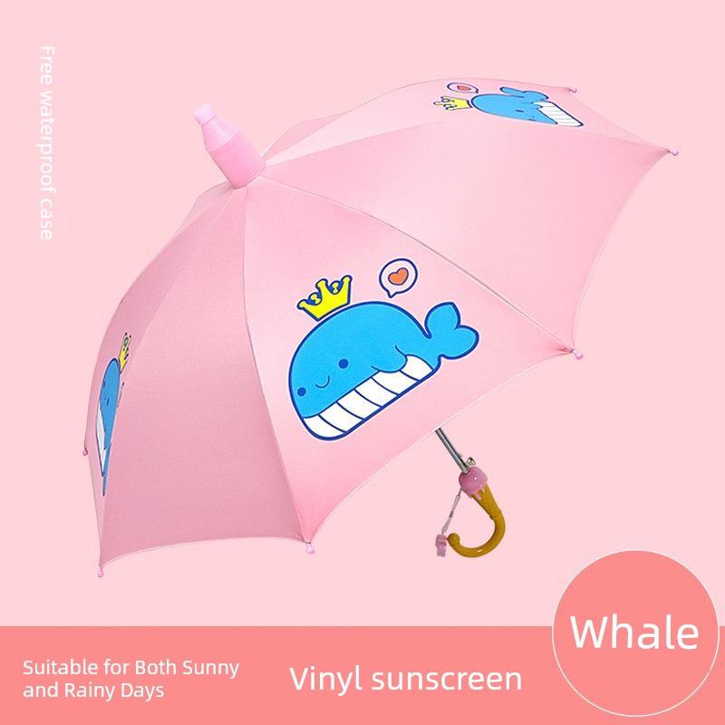 Children's Umbrella, Waterproof Cover for Kindergarten and Primary School Students, Safety Automatic Umbrella, Cute Cartoon for Boys and Girls