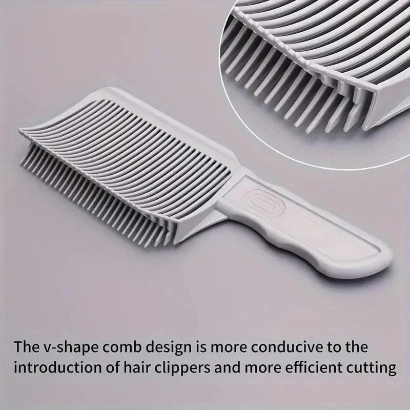 Home Hair Cutting And Hairdressing Comb, Men'S Trimming And Flat Head Push Cutting Comb, High-Quality Material, Smooth Comb Teeth, Easier Trimming