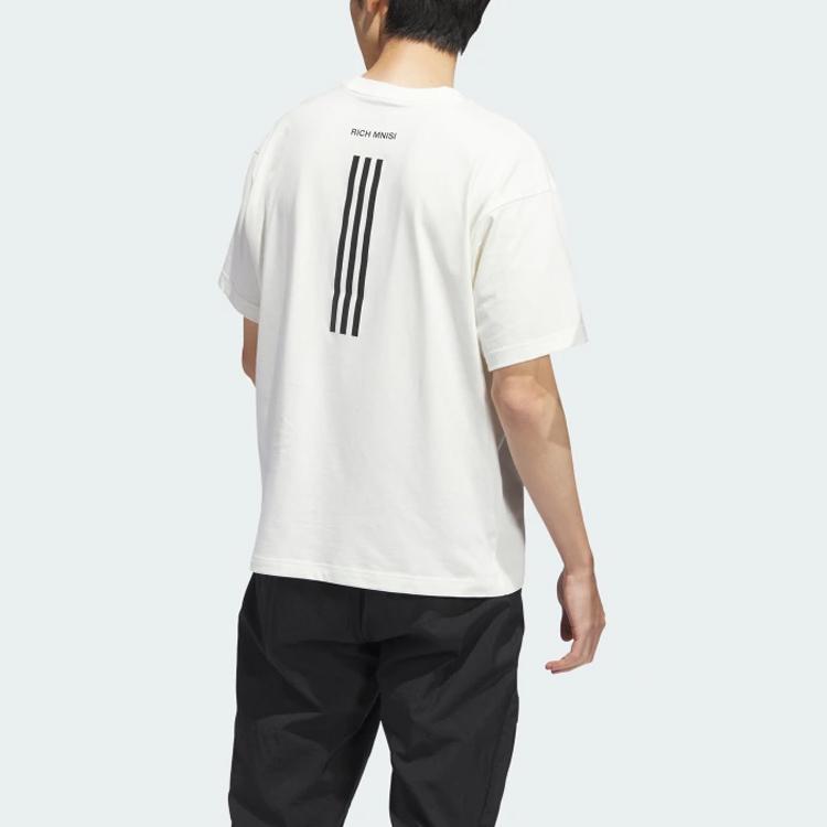 Adidas Grafisk Pride T-skjorte Unisex Topper Hvit HZ3121