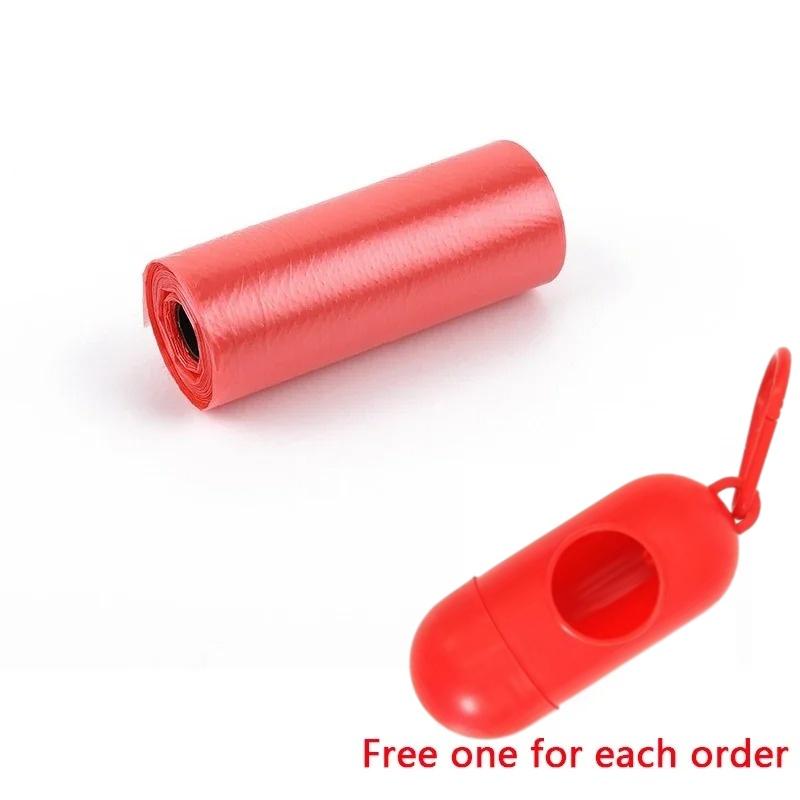1/10PCS New Pet Garbage Bag Dispenser Dog Poop Bag Shovel Capsule Convenient Pet Garbage Bag Dog Poop Bag Cat Feces Cleaning Bag