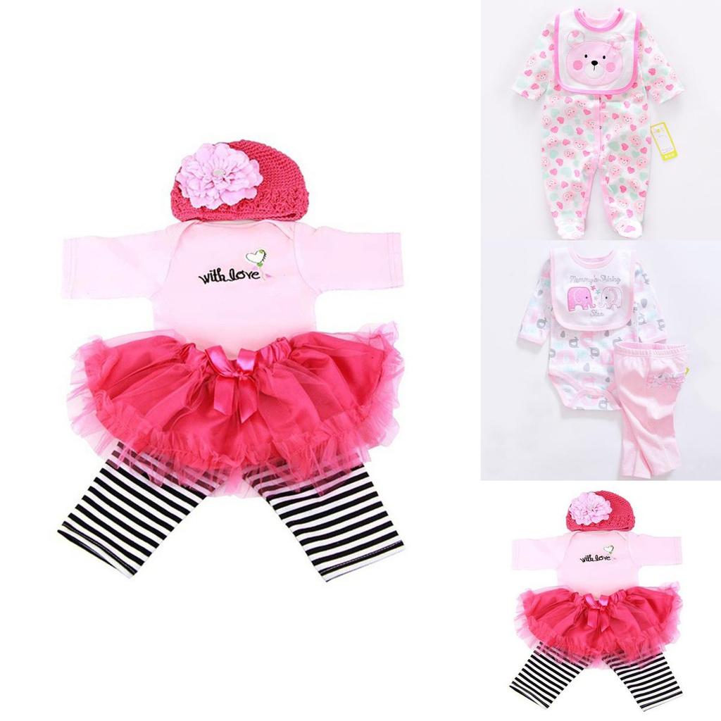 Υπέροχο Φόρεμα-Ολόσωμη Φόρμα Ρούχα Για 22''-23'' Ρεαλιστικές Κούκλες Reborn