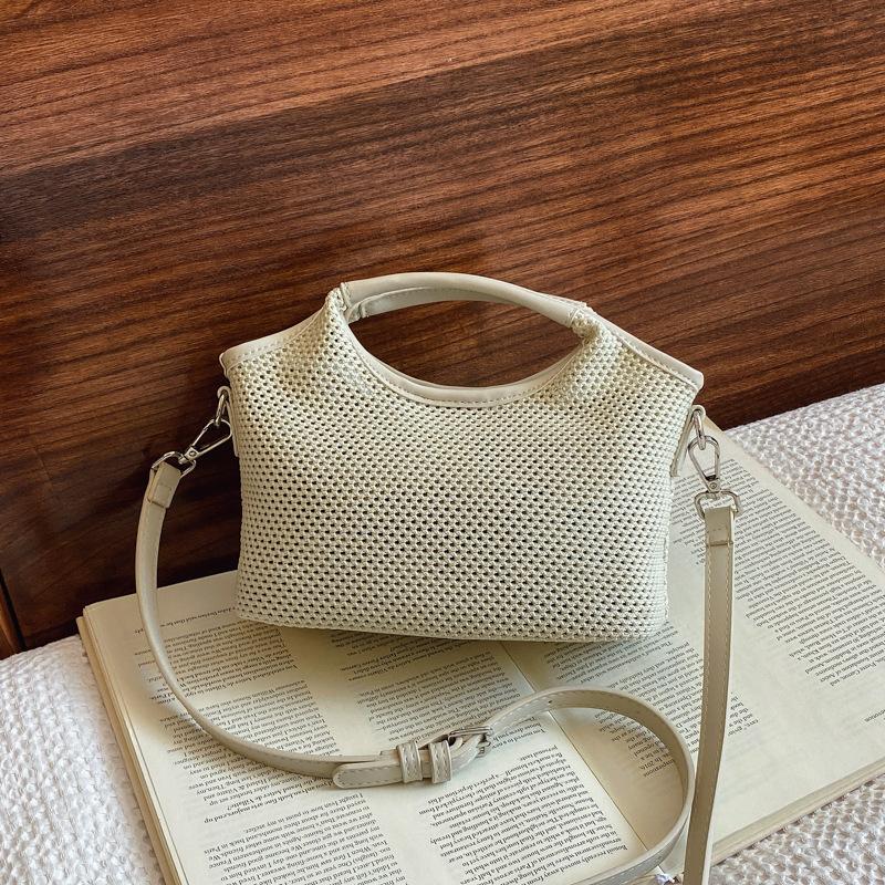 

Summer new child and mother bag fashionable and versatile travel seaside vacation portable shoulder messenger bag бежевый