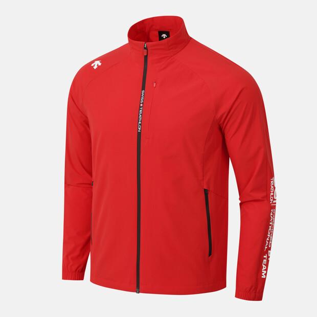 Descente Swiss Triathlon Training Woven Jacket Red Sr123Iwt22 (A Type)